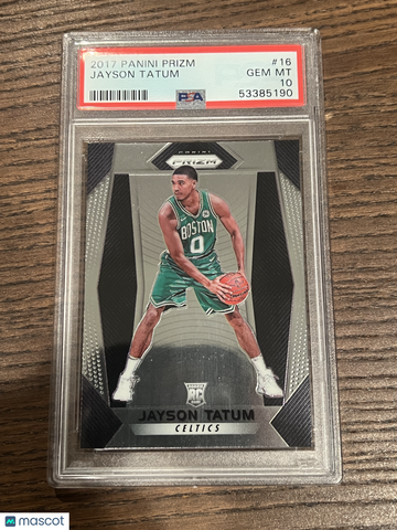 2017 Panini Prizm Jayson Tatum #16 PSA 10