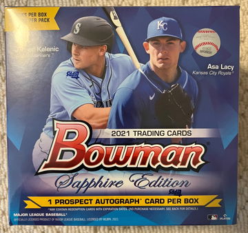 2021 Bowman Sapphire Hobby Box