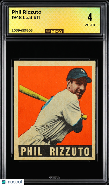 1948 Leaf Phil Rizzuto #11 MBA 4