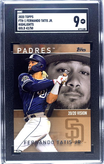 2020 Topps Fernando Tatis JR Highights Gold 42/50