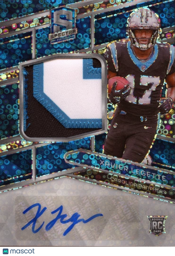 2024 Panini Spectra Xavier Legette Patch Rookie Panini Authentic
