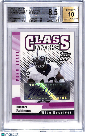 2006 Topps Draft Picks & Prospects Glass Marks Michael Robinson #CM-MR