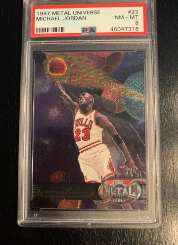 1997 metal universe Michael Jordan