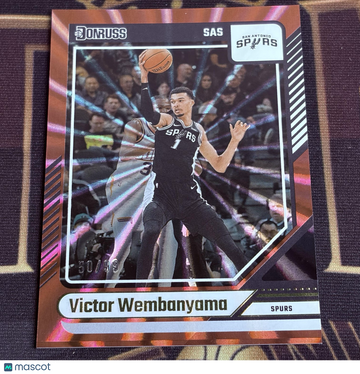 2024-25 Donruss Victor Wembanyama #6 Holo Red Laser SN