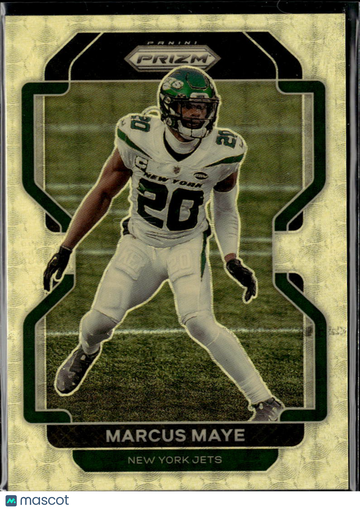 Marcus Maye 2021 Panini Prizm Gold Shimmer /5 New York Jets