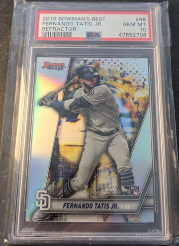 2019 Bowmans Best Fernando Tatis Jr. Refractor PSA 10