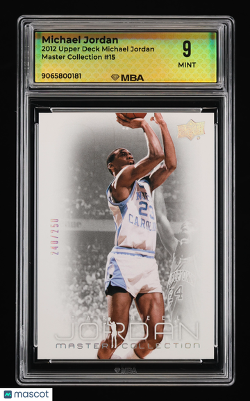 2012 Upper Deck Michael Jordan Master Collection Michael Jordan #15 MBA 9