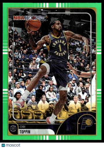 2025-26 Hoops Obi Toppin #225 Green Hoops