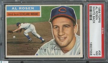 1956 Topps Al Rosen #35 [Base] Base Set PSA 7