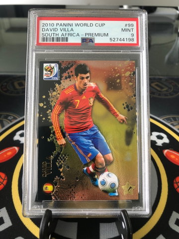 2010 Panini World Cup - David Villa - South Africa - Premium PSA 9 Mint