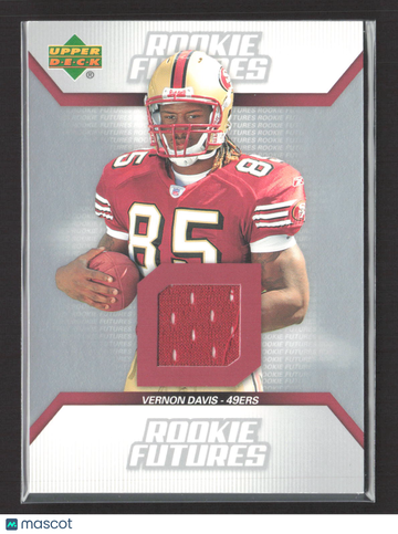 2006 Upper Deck Rookie Futures Vernon Davis #RF-VD Memorabilia Jersey