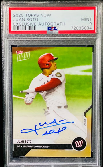 Juan Soto Platinum Member Auto PSA 9 POP 1 Limited PR