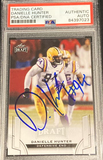 2015 Leaf Draft Danielle Hunter Authentic Auto