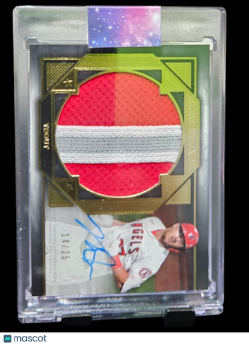 2022 Topps Five Star Mike Trout #FSA-MT /25 Autograph Jumbo Patch