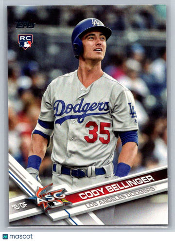 2017 Topps Update Cody Bellinger #US38b : Staring up and to the side Los Angeles Dodgers