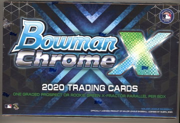 2020 Bowman Chrome X