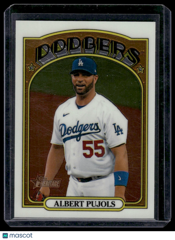 2021 Topps Heritage Albert Pujols #687 Chrome SN