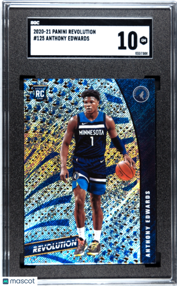 2020 Panini Revolution Anthony Edwards #125 SGC 10