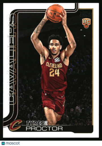 2025-26 Topps Tyrese Proctor #250 RC Cleveland Cavaliers
