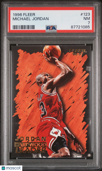 1996 Fleer Michael Jordan #123 PSA 7
