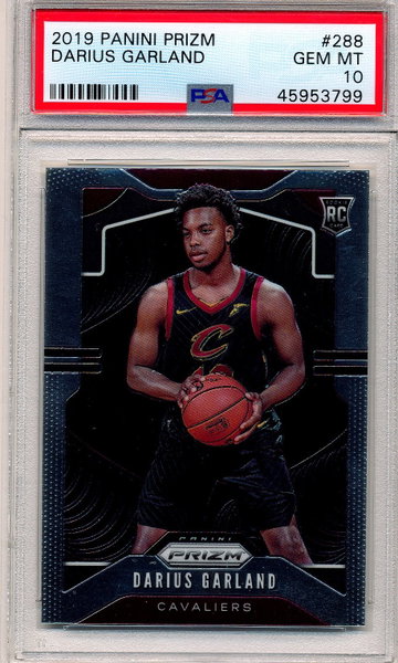   Darius Garland 2019-20 Panini Prizm #288 PSA 10 Gem Mint Rookie Card RC Cavaliers
