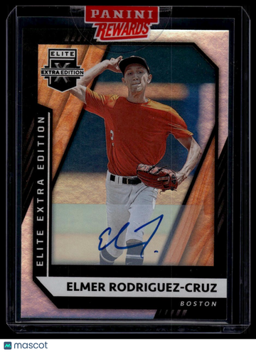 2021 Panini Elite Extra Edition Elmer Rodriguez-Cruz #97 Signatures AU