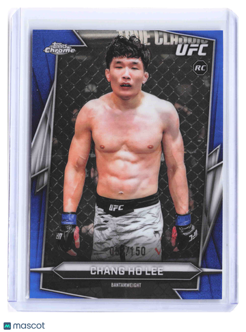2026 Topps Chrome UFC Blue RayWave RC SP #139 Chang Ho Lee 52/150 Low Pop