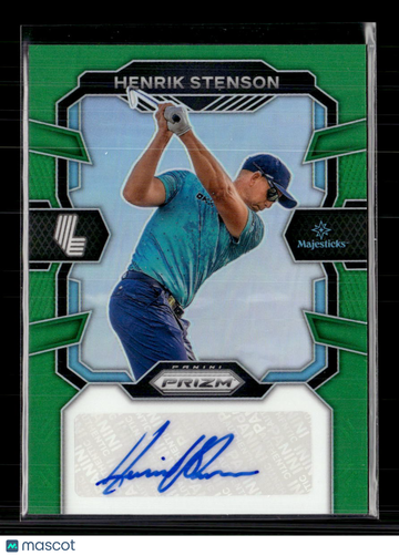 2024 Panini Prizm LIV Golf Henrik Stenson #SIG-HST Green /18