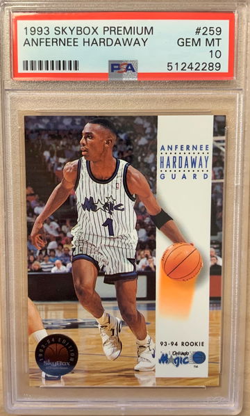 1993 Skybox Premium Anfernee Hardaway #259 PSA 10 Penny