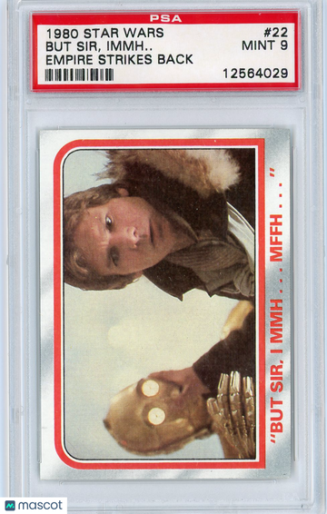 1980 Star Wars Empire Strikes Back "but Sir, I MMH.. . #22 PSA 9