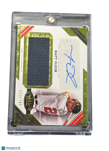 2025 Topps Tier One Matt Olson #AJR-MO /149 Jumbo Relic