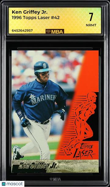 1996 Topps Laser Ken Griffey Jr. #42 MBA 7