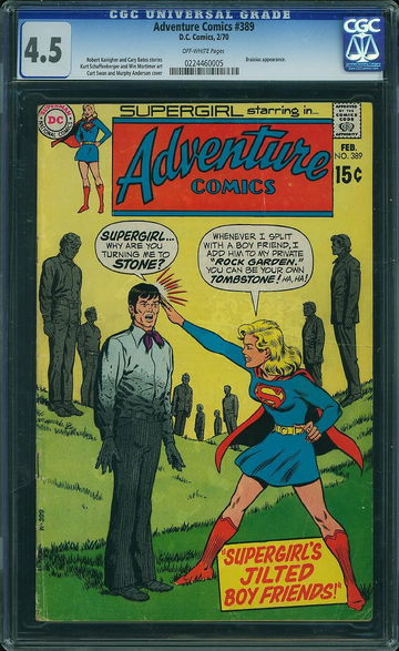 ADVENTURE COMICS #389, CGC 4.5 VG+