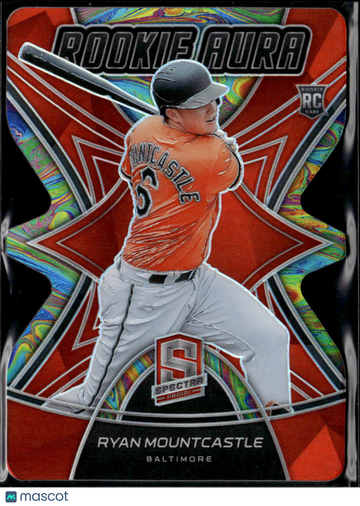 Ryan Mountcastle 2021 Panini Spectra Rookie Aura Prizm Baltimore Orioles