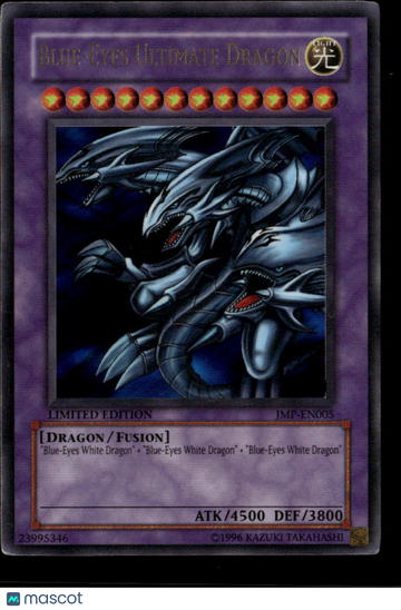 Blue-Eyes Ultimate Dragon Shonen Jump Magazine Promos Fusion Limited Edition