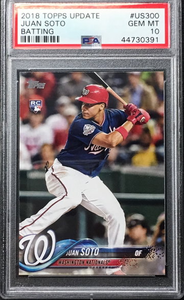 Juan Soto topps update us300 psa 10