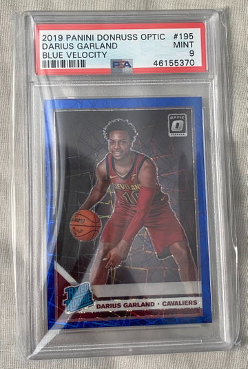 2019 Darius Garland Donruss Optic Blue Velocity (PSA 9)