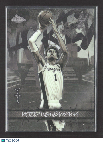 2026 Topps Chrome Basketball Jacked Up Victor Wembanyama #JU-33 Cactus