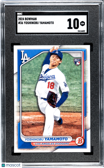 2024 Bowman Yoshinobu Yamamoto SGC 10