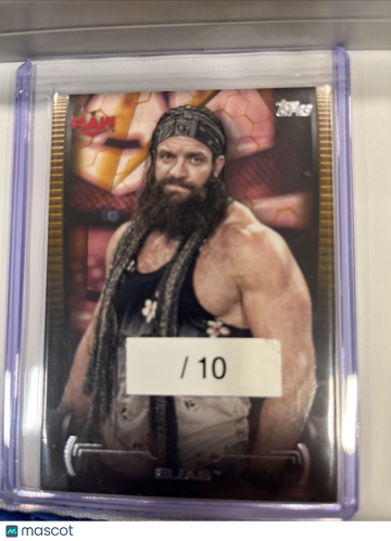 2021 Topps WWE Undisputed Elias #11 Gold / Parallel/Variety Short Print