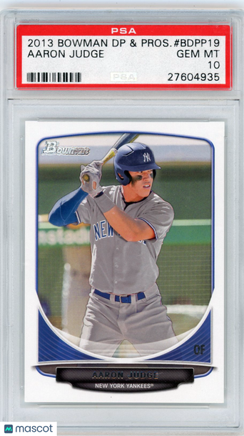 2013 Bowman Draft Picks & Prospects Aaron Judge #BDPP19 PSA 10