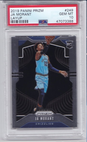 Ja Morant 2019 Prizm Variation Layup PSA 10