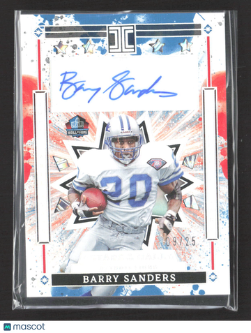 2025 Panini Impeccable Football Barry Sanders #SHA-BSS