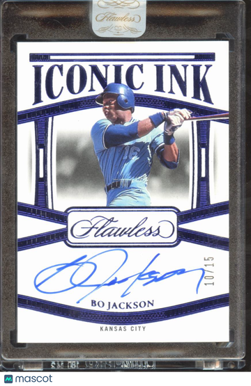 2024 Panini Flawless Iconic Ink Bo Jackson #II-BJ /15