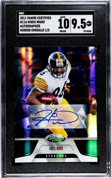Hines Ward 2011 Panini Certified Autograph