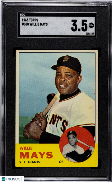1963 Topps Willie Mays #300 SGC 3.5