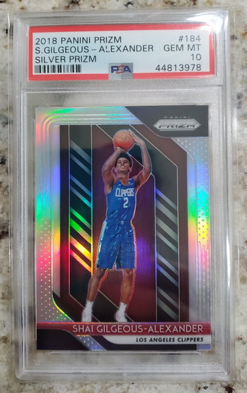 2018 Prizm Silver SHAI GILGEOUS-ALEXANDER PSA 10