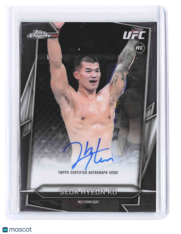 2026 Topps Chrome UFC Seok Hyeon Ko #BAV-SK Short Print Rookie Low Pop RC