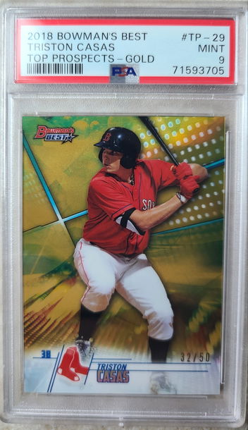 2018 Bowmans Best Triston Casas PSA-9