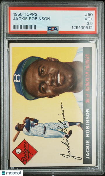 1955 Topps Jackie Robinson #50 PSA 3.5